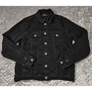 Eternity Men's Jean Jacket Size Medium Black